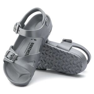 Birkenstock Kids' Essentials Rio Eva Sandal Toddler/Preschool | Silver | NEW/NWT